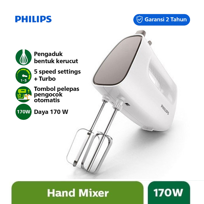 Philips Hand Mixer - HR1552/50 - Abu